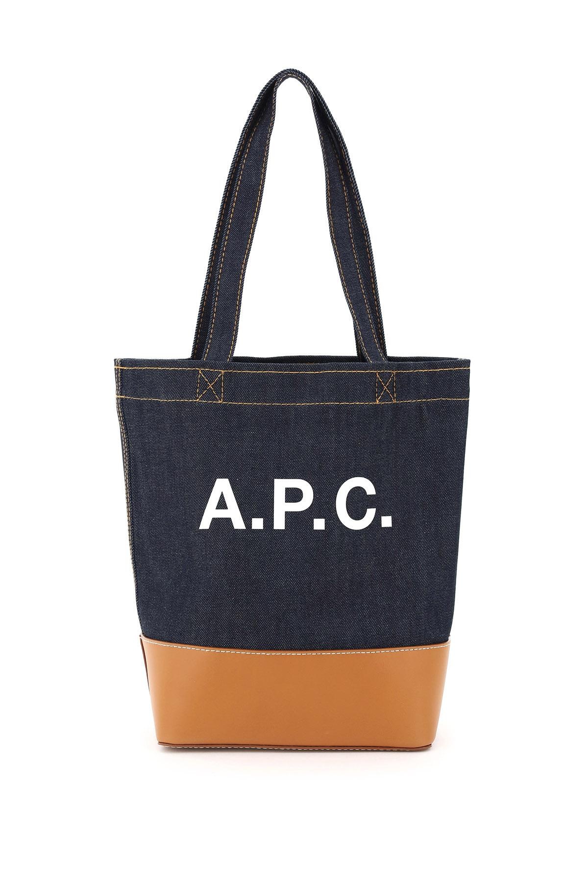 AXEL SMALL DENIM TOTE BAG - 1