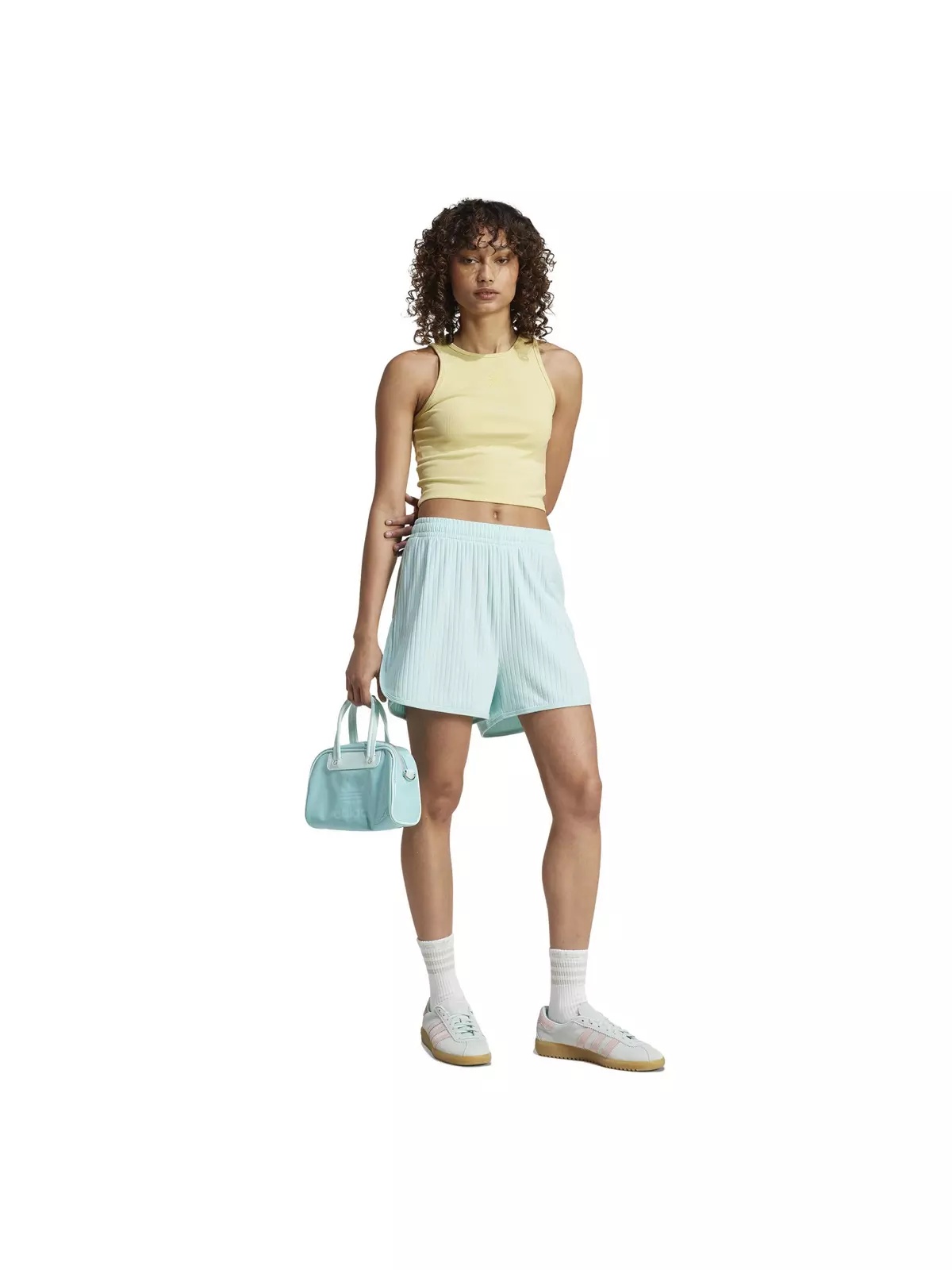 Originals Women's Essentials Ribbed Tank Top -Yellow - 5