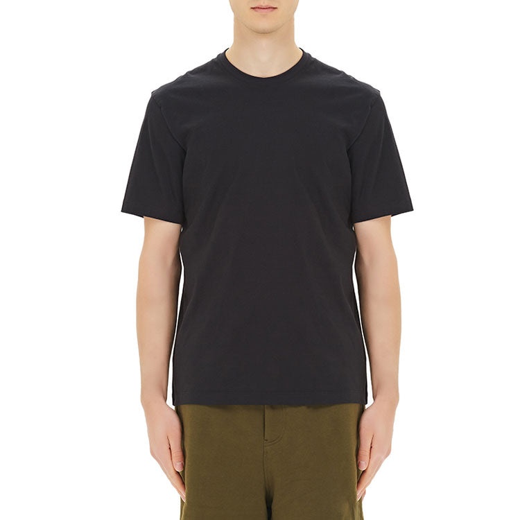 Men's Y-3 Back Printing Round Neck Casual Short Sleeve Black FN3348 - 3