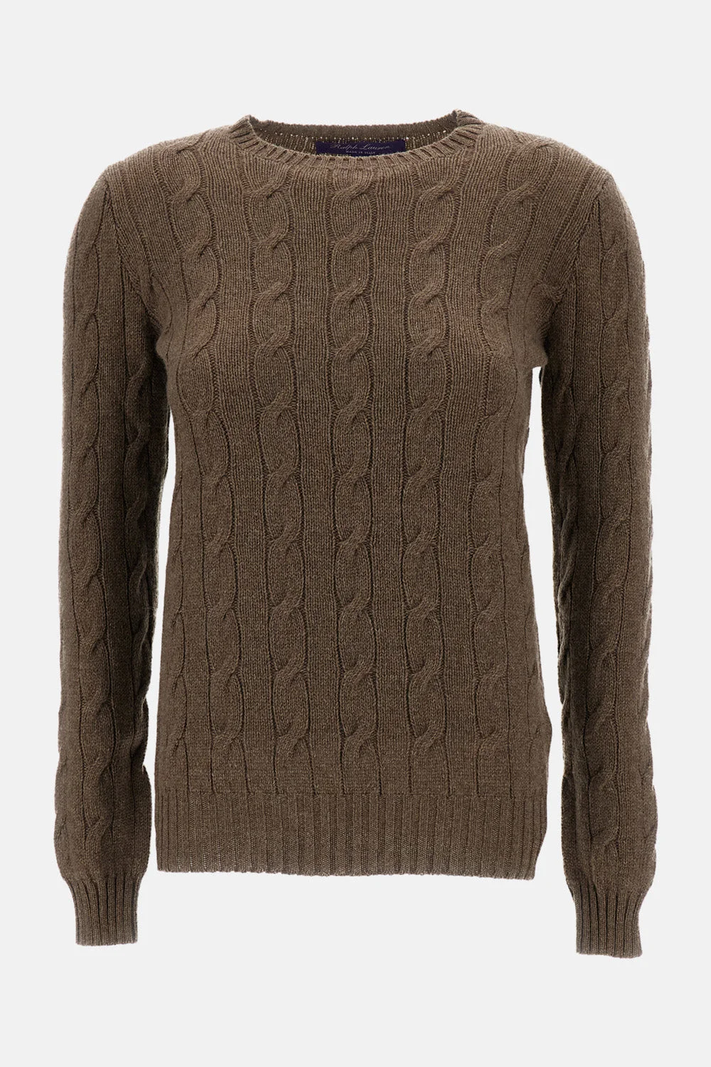 CABLE-KNIT CASHMERE SWEATER - 1