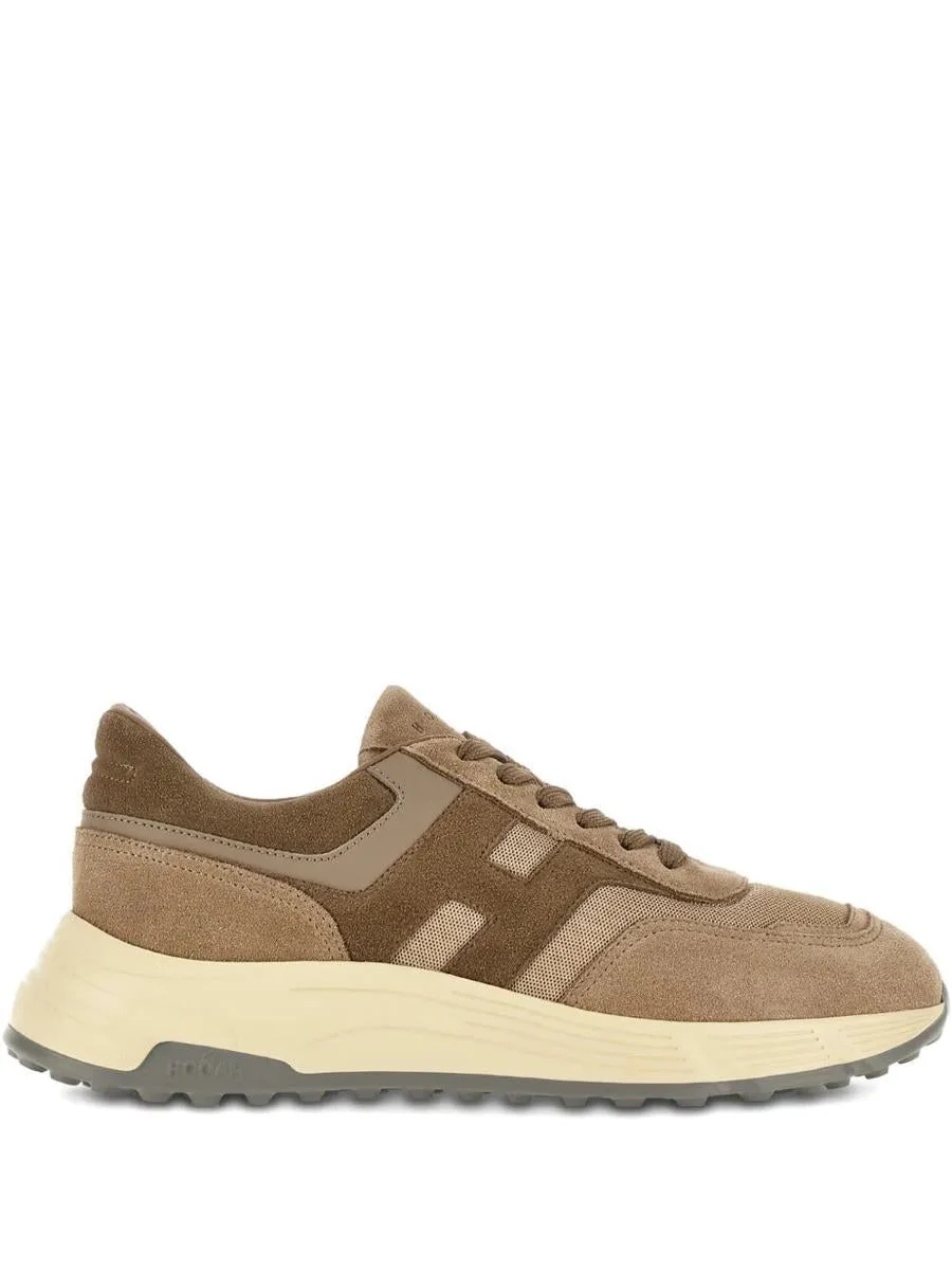 Hogan Hyperlight Suede And Mesh Sneakers Shoes - 1
