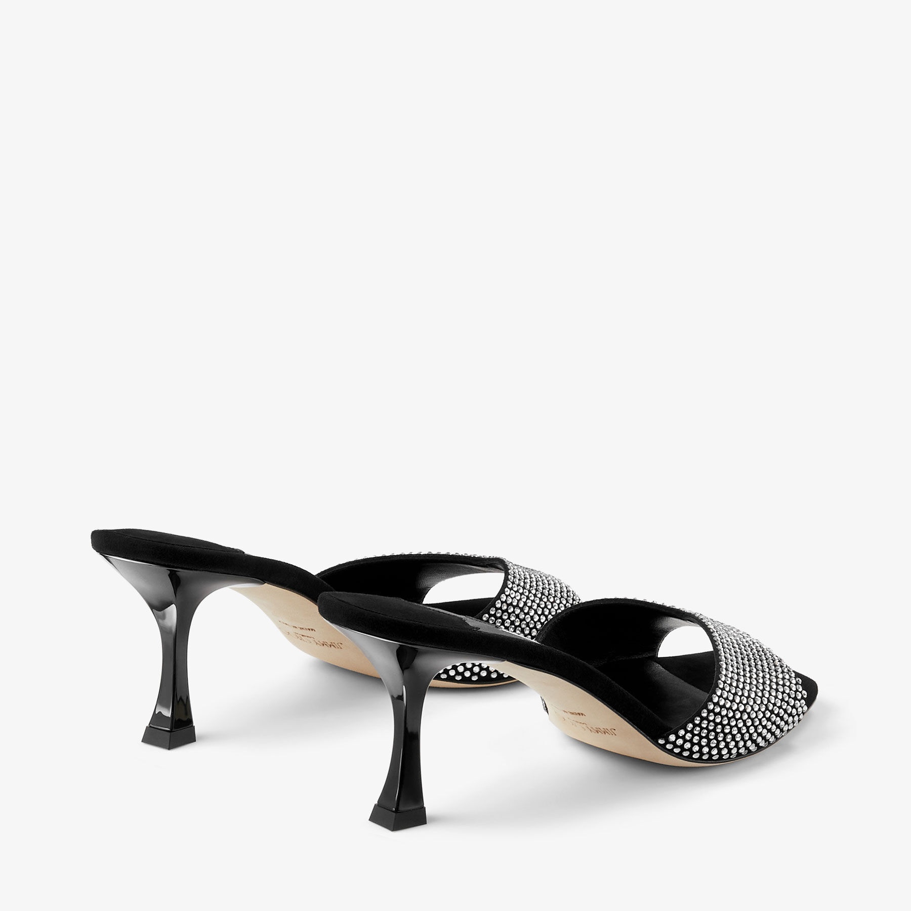 Skye 70
Black Suede Crystal Sandals - 6