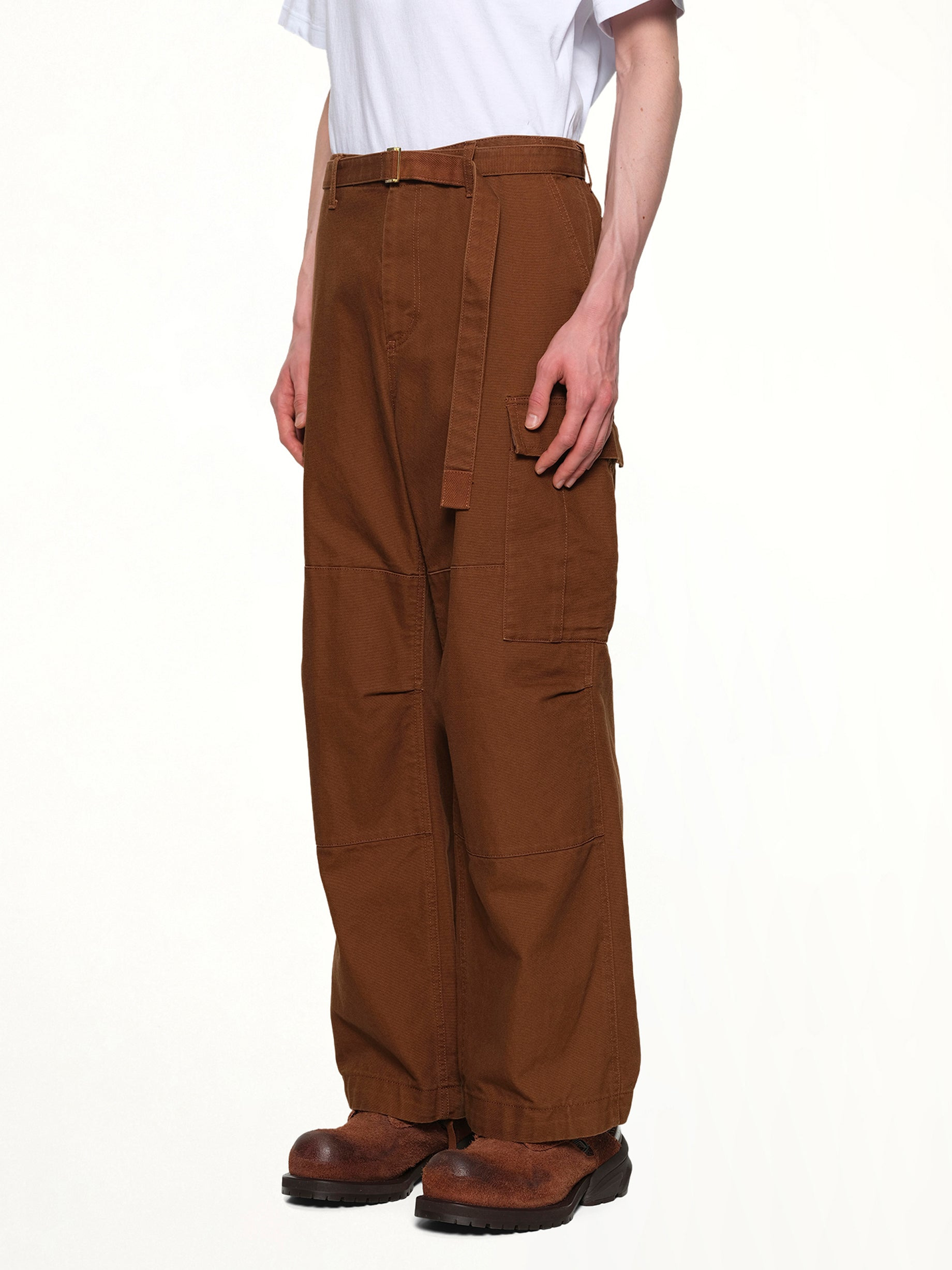 Carhartt WIP Duck Pants in Dark Beige - 3