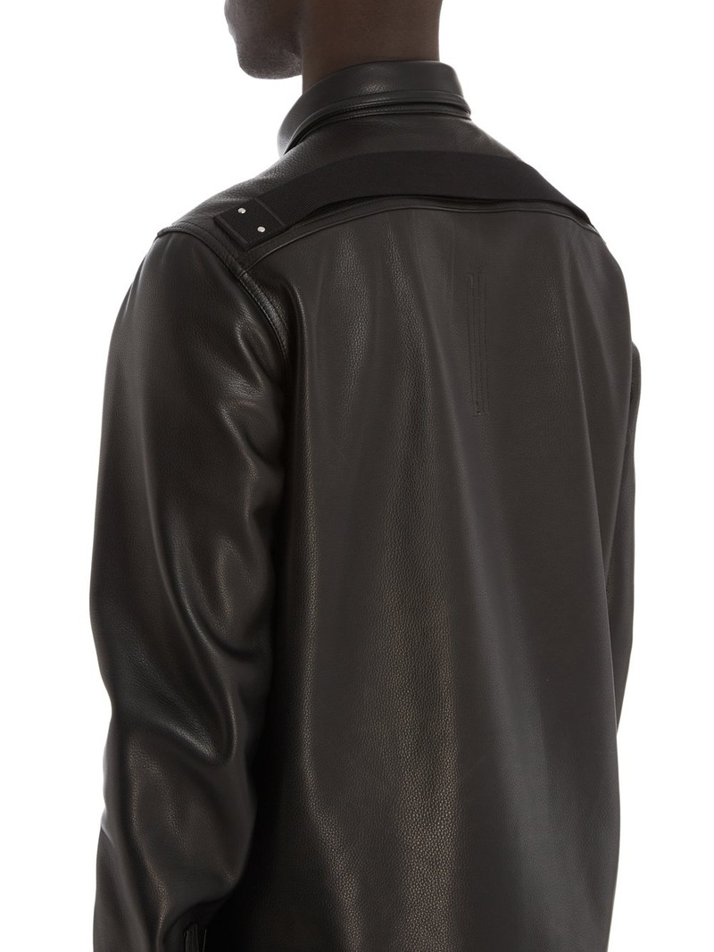 Rick Owens Leather Overshirt 5