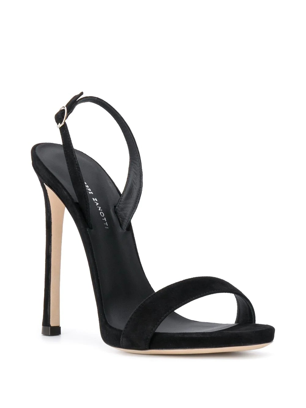 open-toe strappy heeled sandals - 2