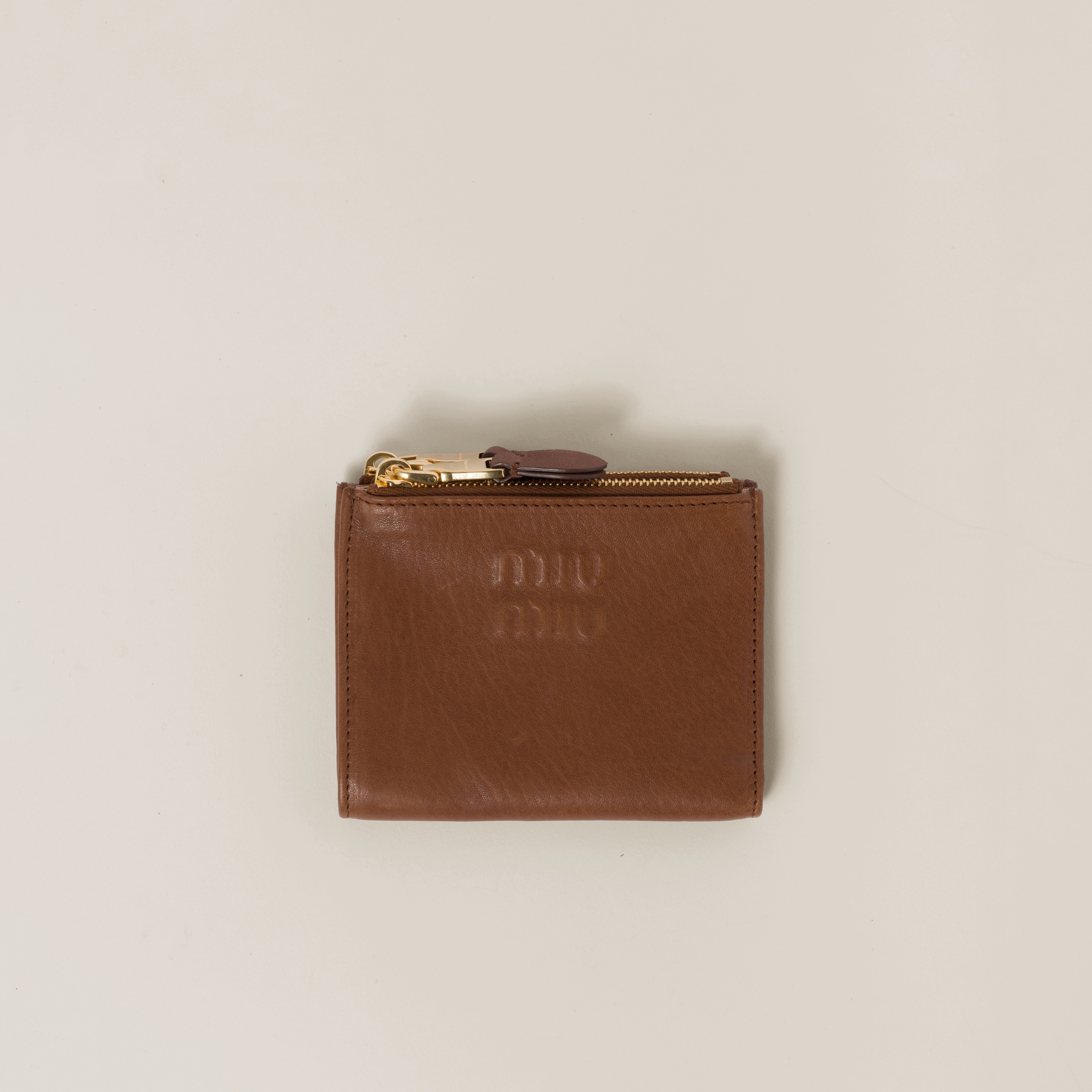 Small nappa leather wallet - 1