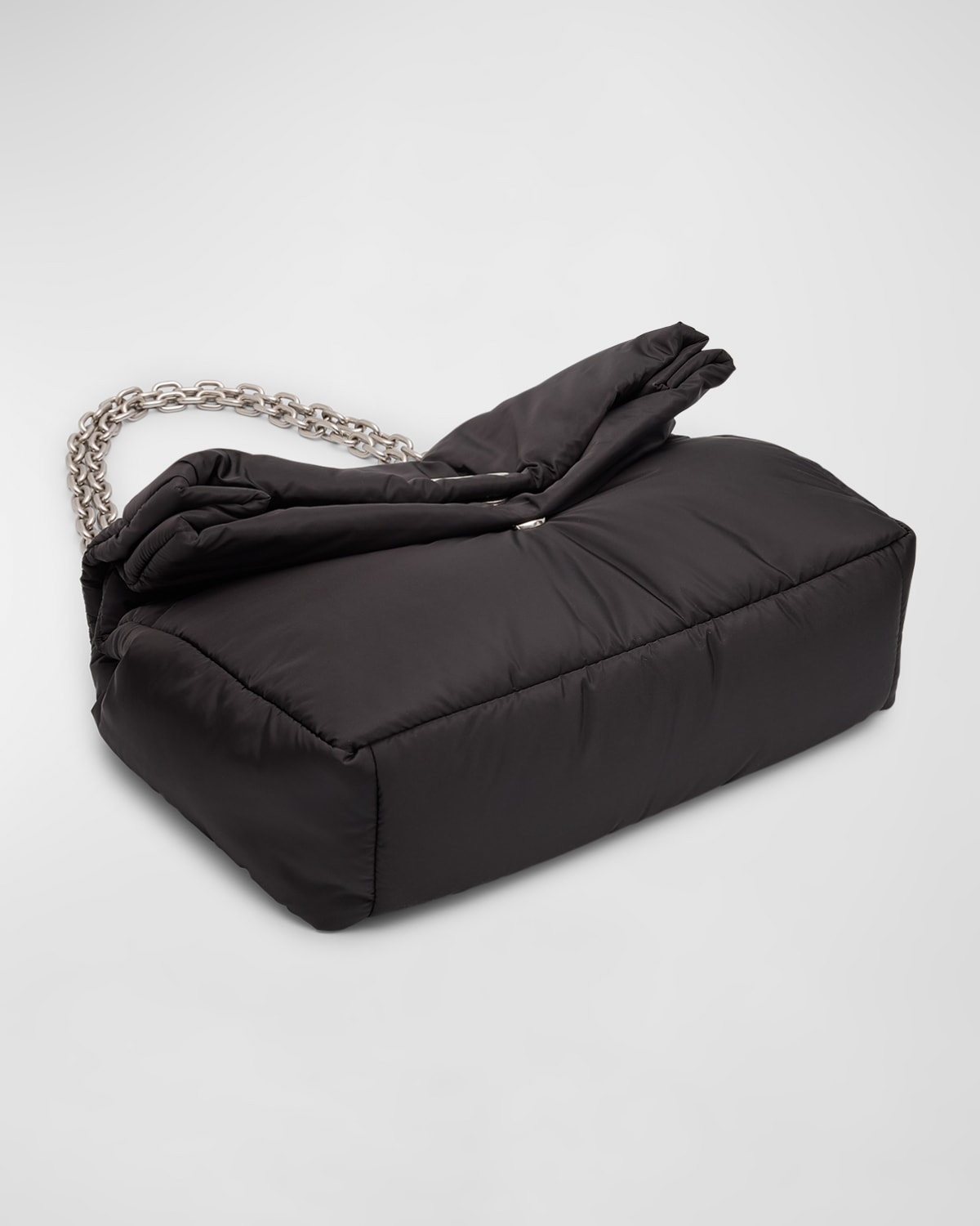 BALENCIAGA Monaco Medium Recycled Nylon Shoulder Bag
