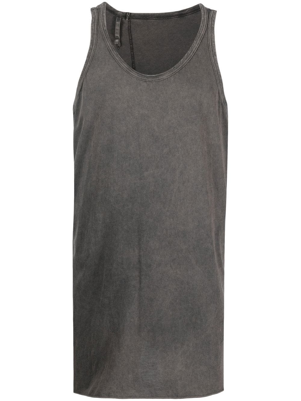 U-neck cotton tank top - 1