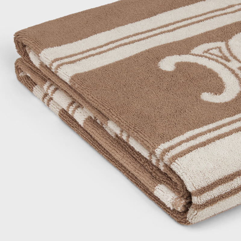 TRIOMPHE  BEACH TOWEL IN TERRY COTTON 4
