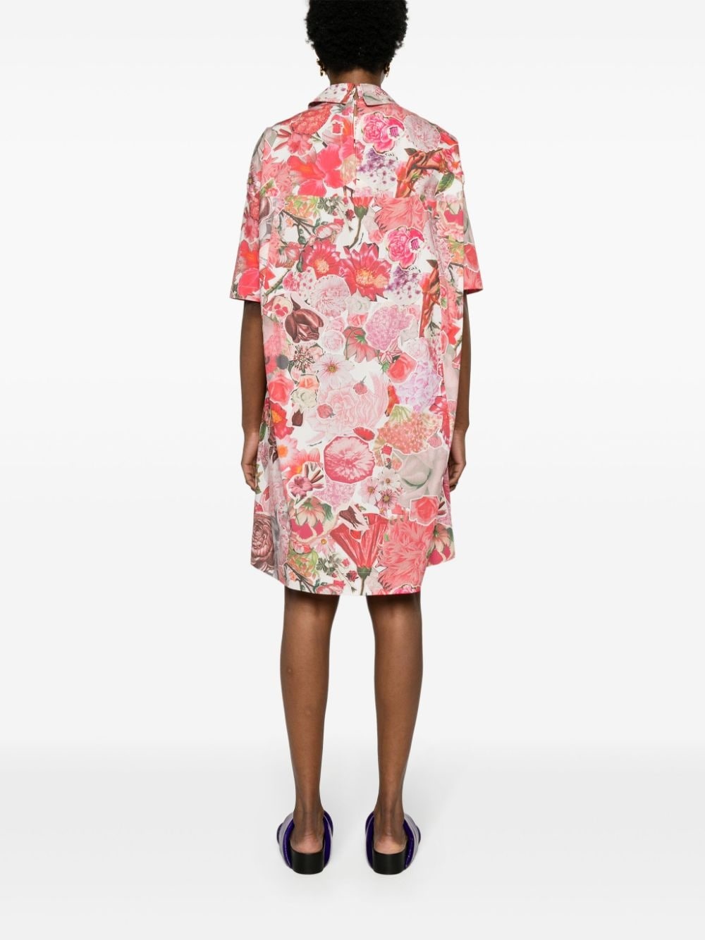 Kleid floral-print cotton dress - 4