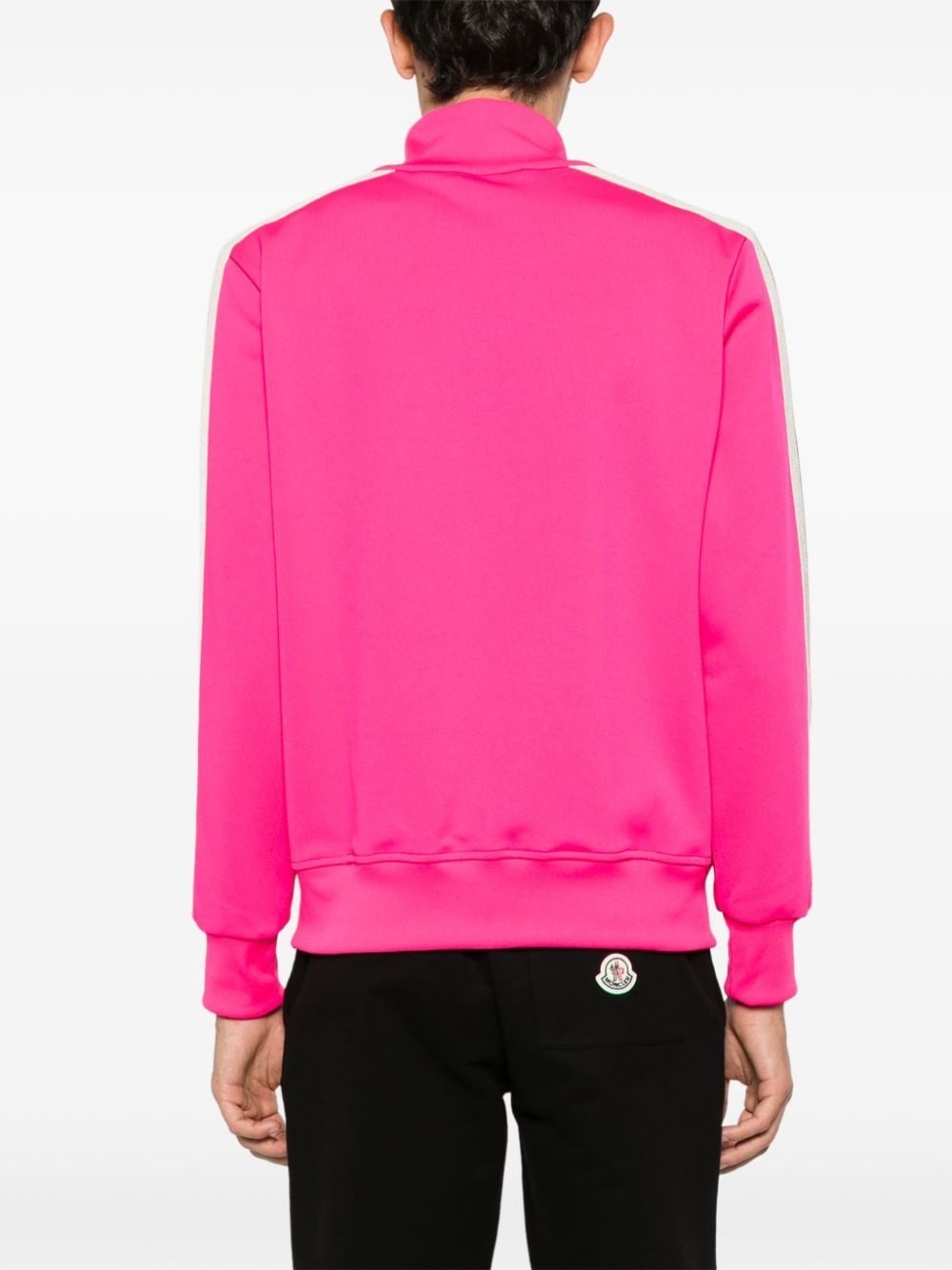logo-embroidered track jacket - 7