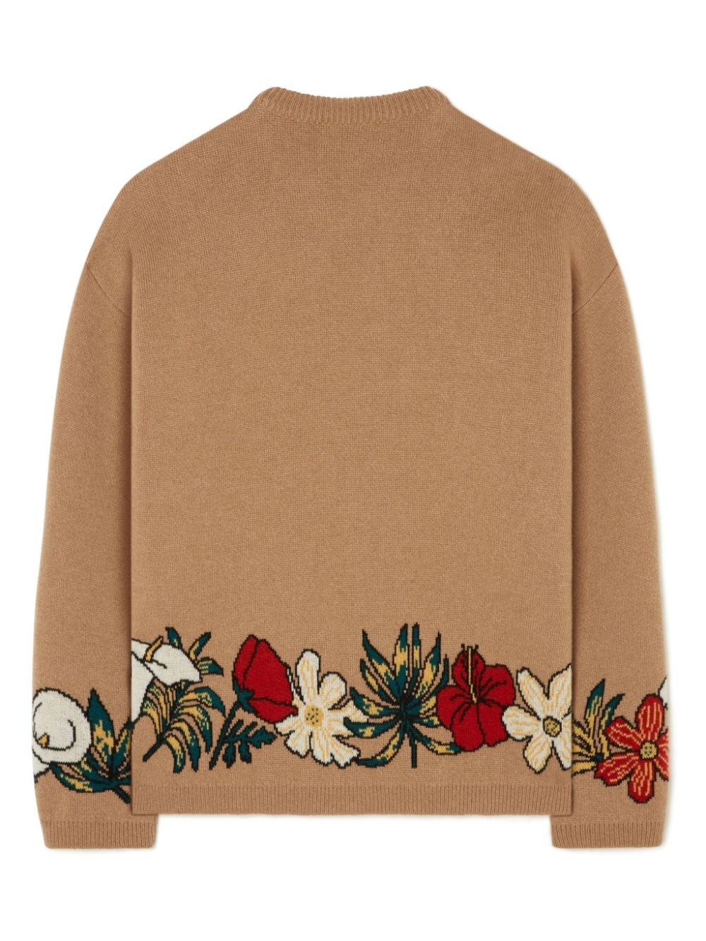 R+J floral-intarsia cashmere jumper - 6