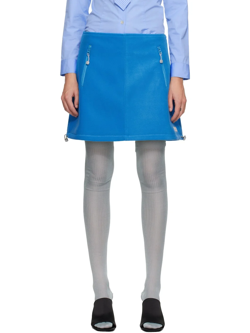 Blue Polar Miniskirt - 1