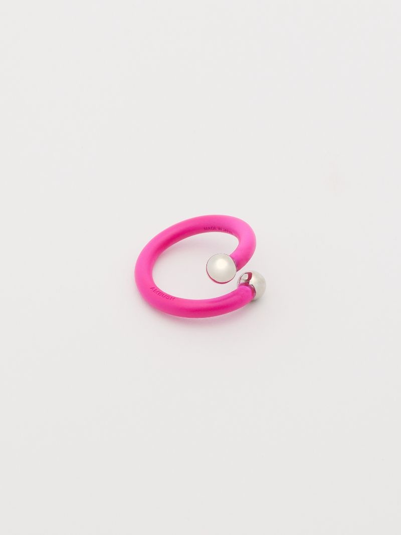 SMALL BARBELL RING (COLORED) - 4