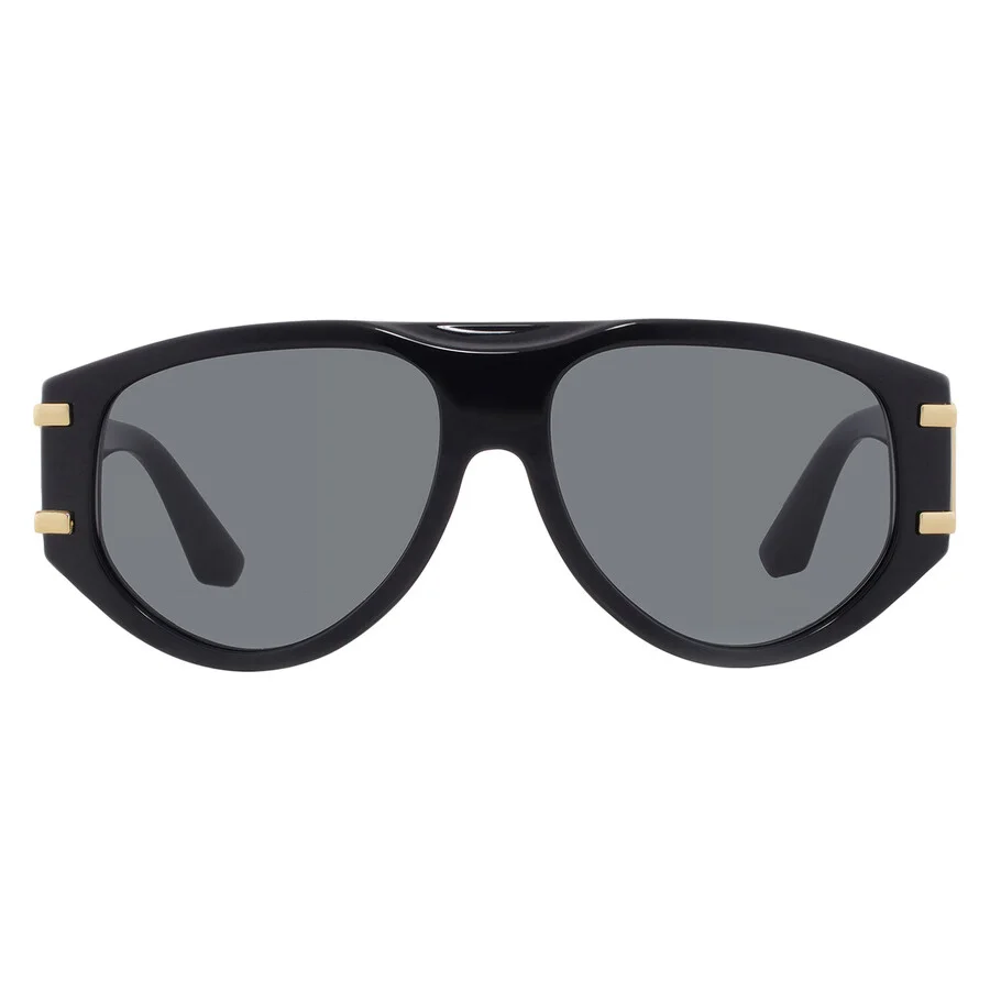 Dolce and Gabbana Dark Grey Pilot Ladies Sunglasses DG4499 501/87 57 - 1