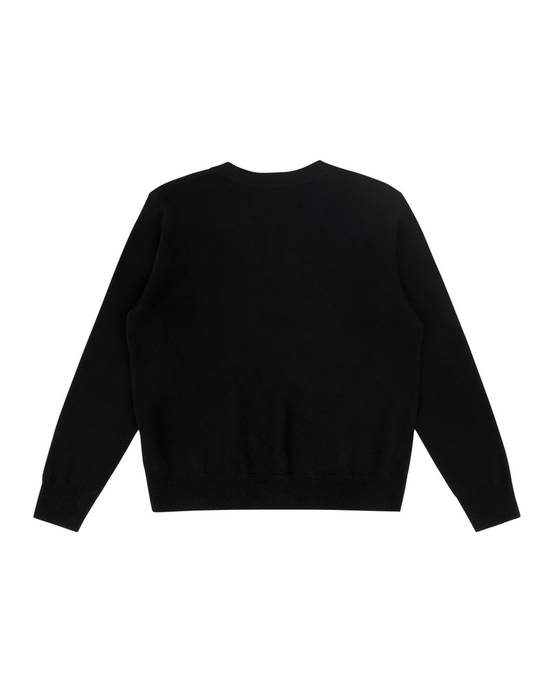 KNIT V-NECK BLACK 5
