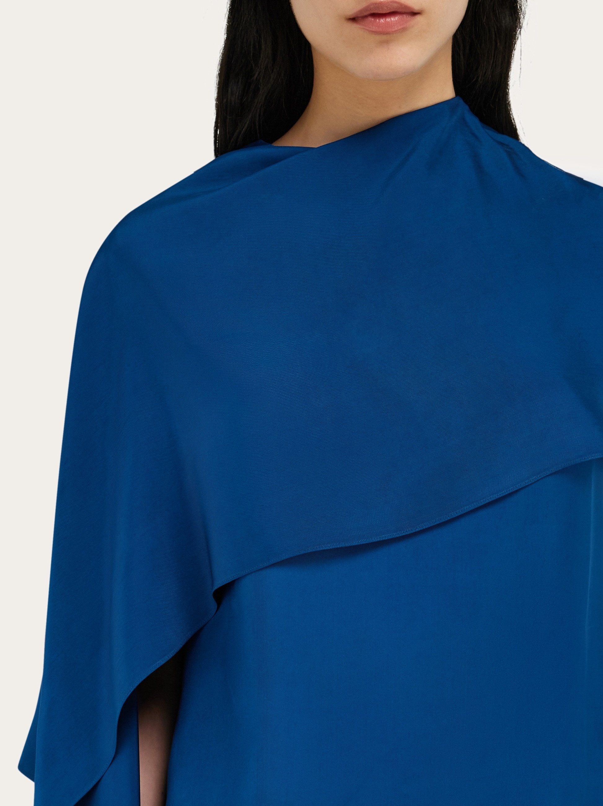Viscose top with cape detail - 5