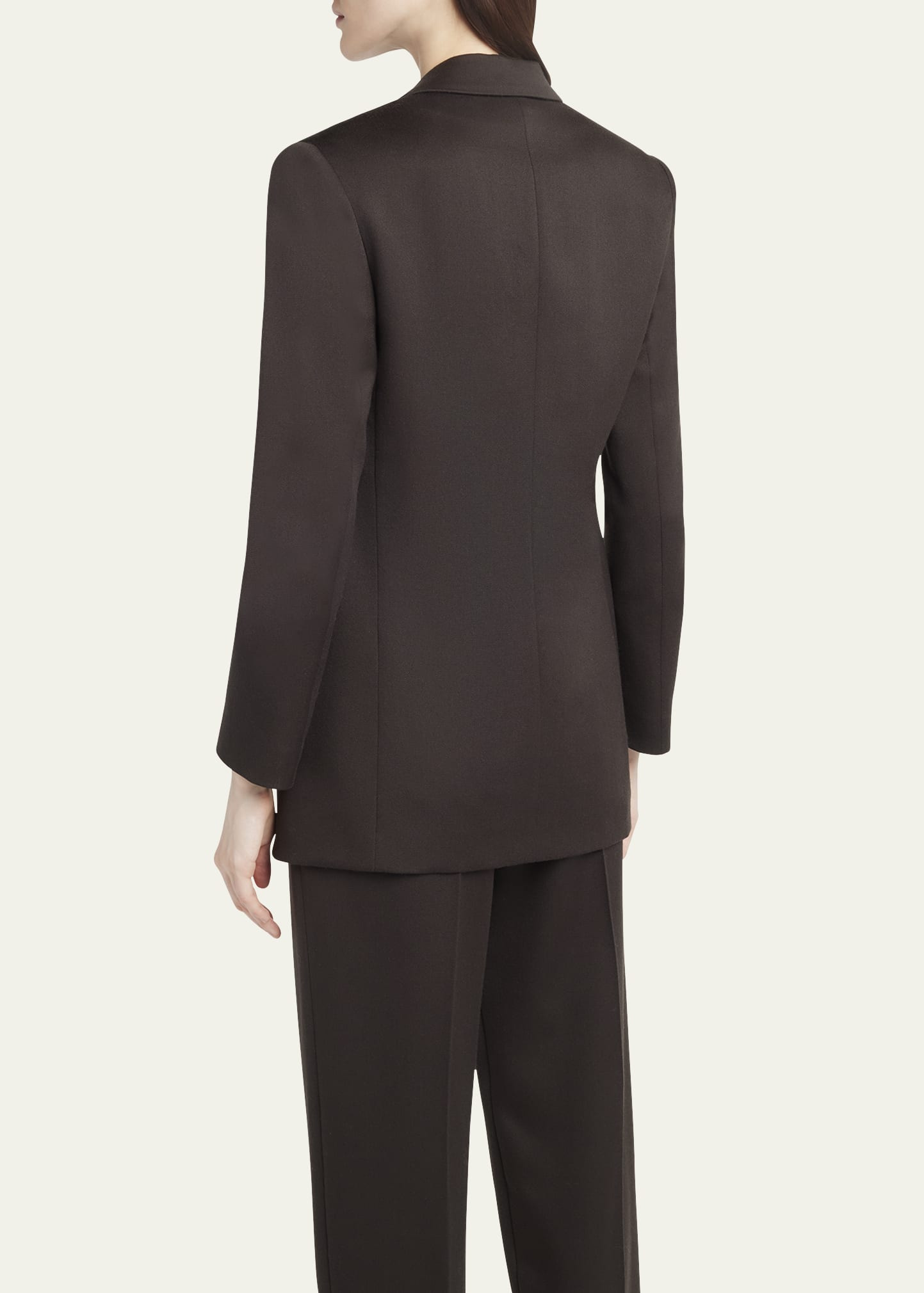 Virgin Wool Single-Breasted Blazer - 3