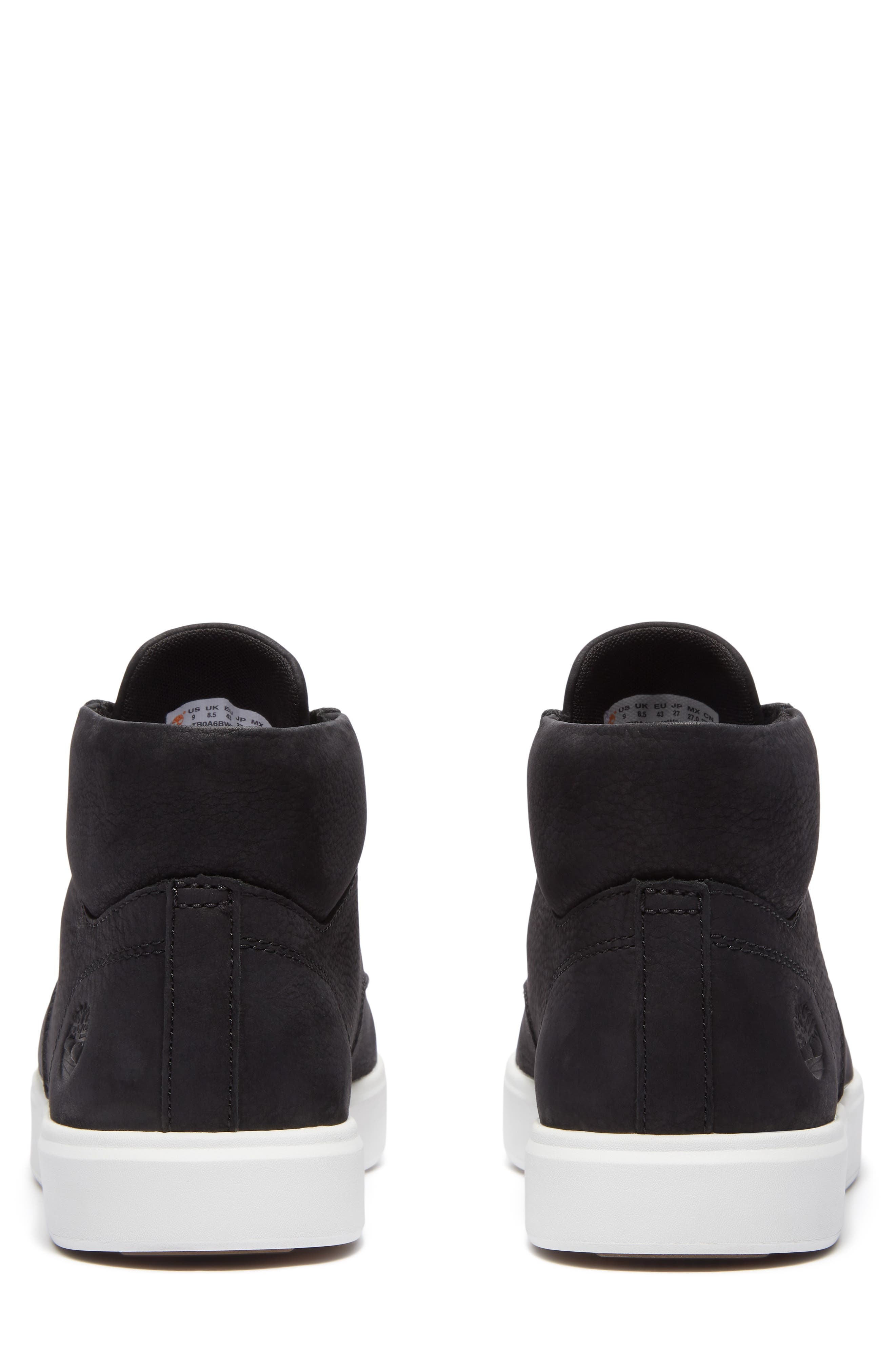 Timberland Emerson Mid Sneaker in Black Nubuck at Nordstrom - 2