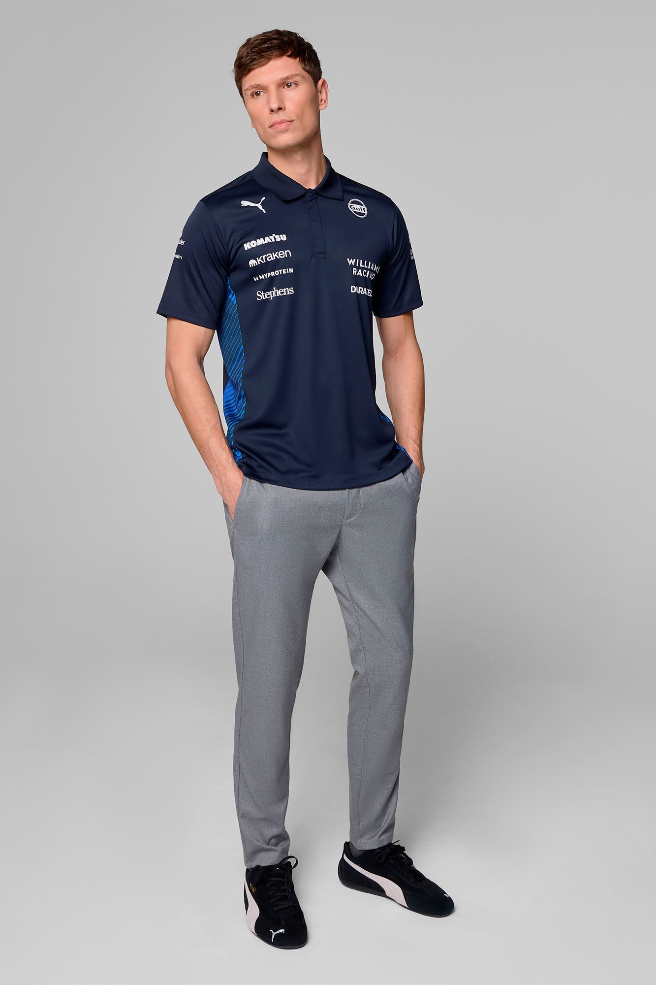 Wiliams Racing 2025 Replica Men's Polo - 3