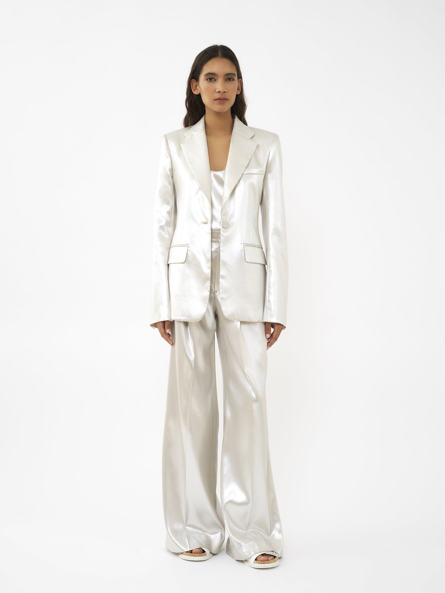 SINGLE-BREASTED TAILORED JACKET - 8