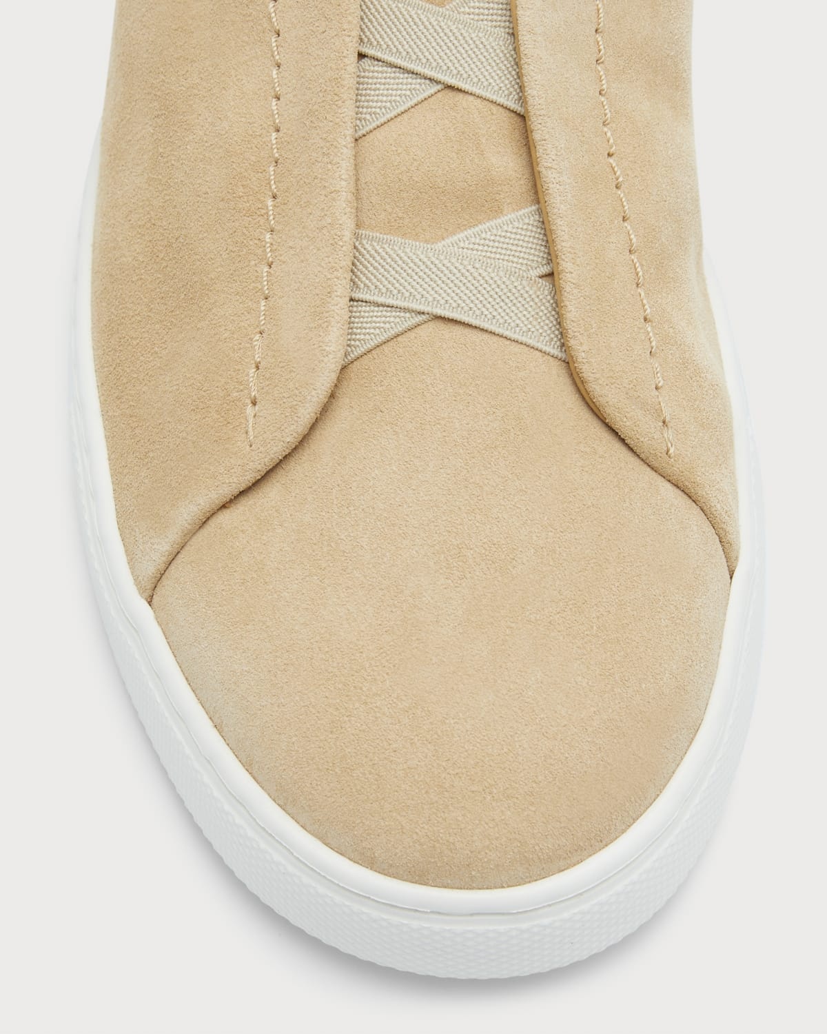 Men's Triple Stitch Suede Sneakers - 5