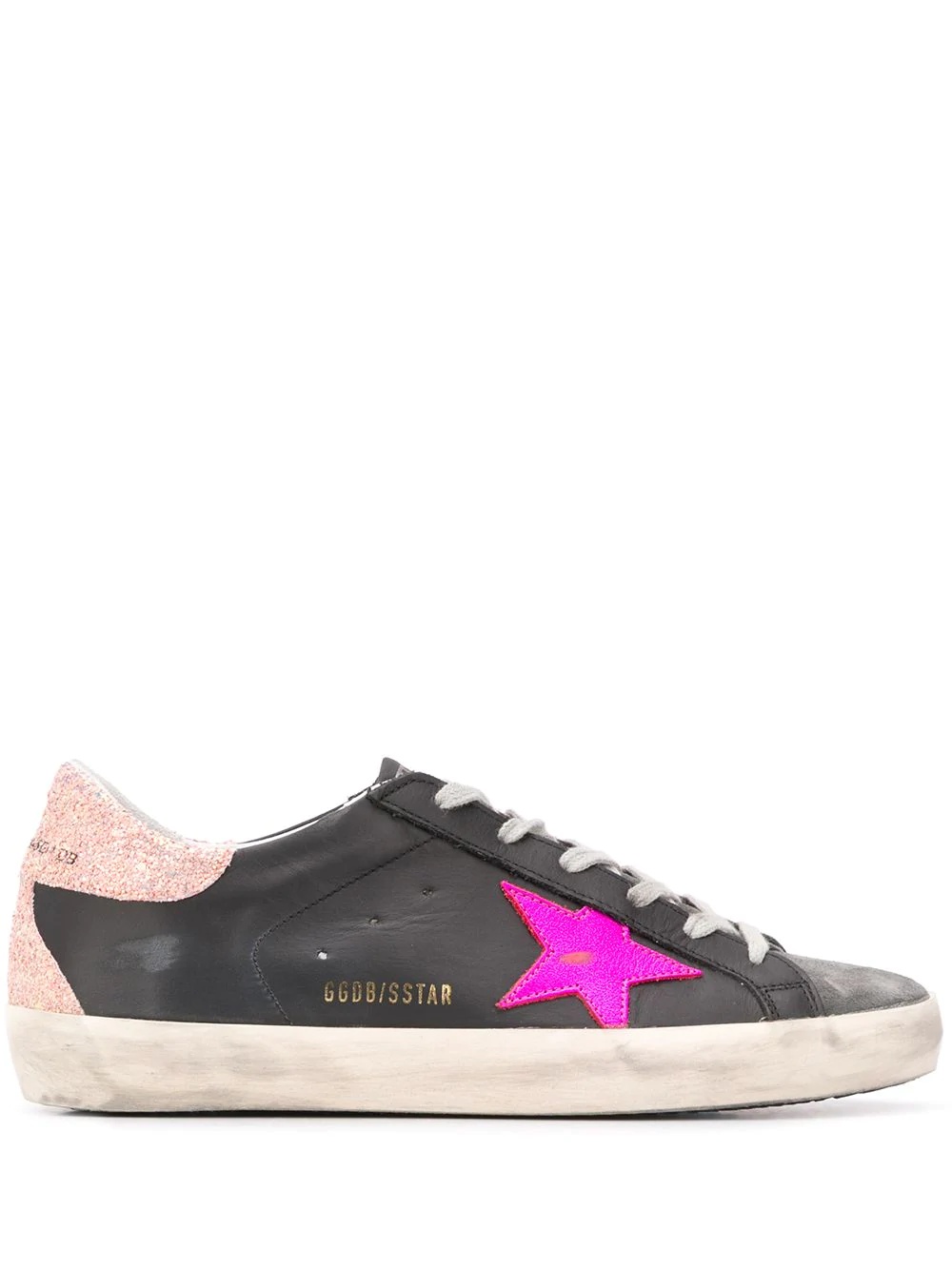 Superstar glitter detail sneakers - 1