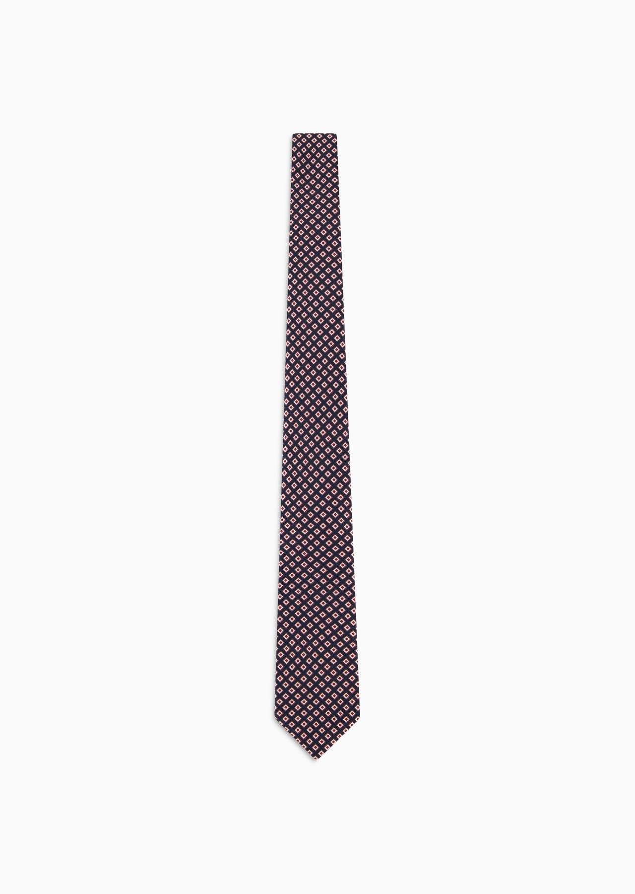 ASV printed silk tie - 1