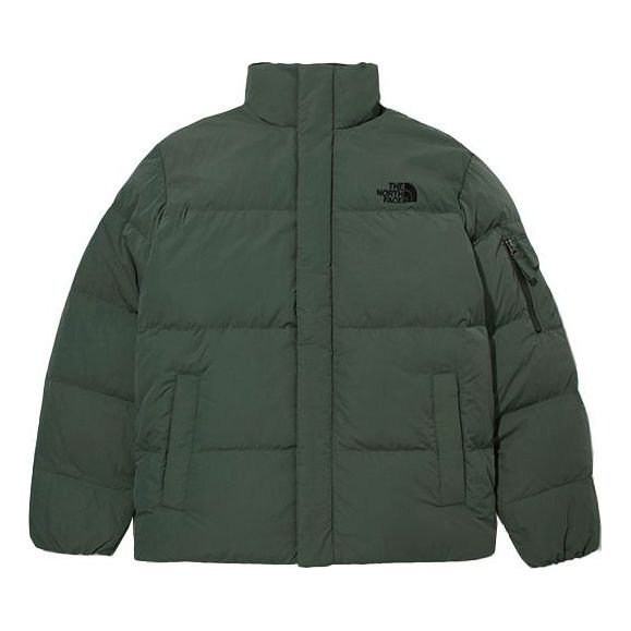 THE NORTH FACE Logo Down Jacket 'Green' NJ1DM70B - 1