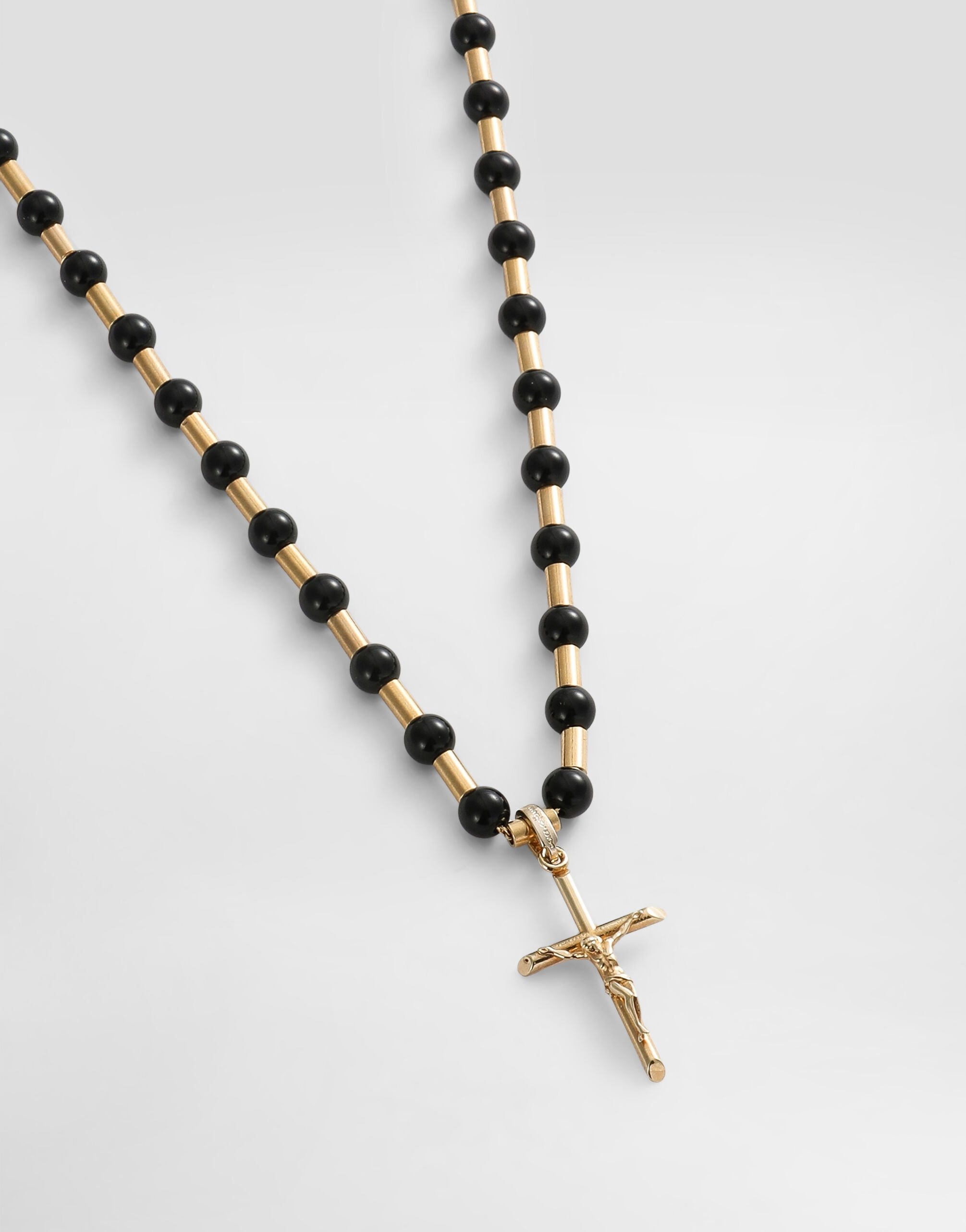 Metal necklace with logo - 3