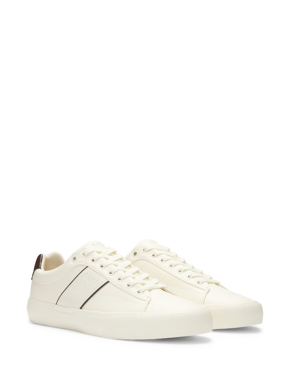 logo-debossed sneakers - 2