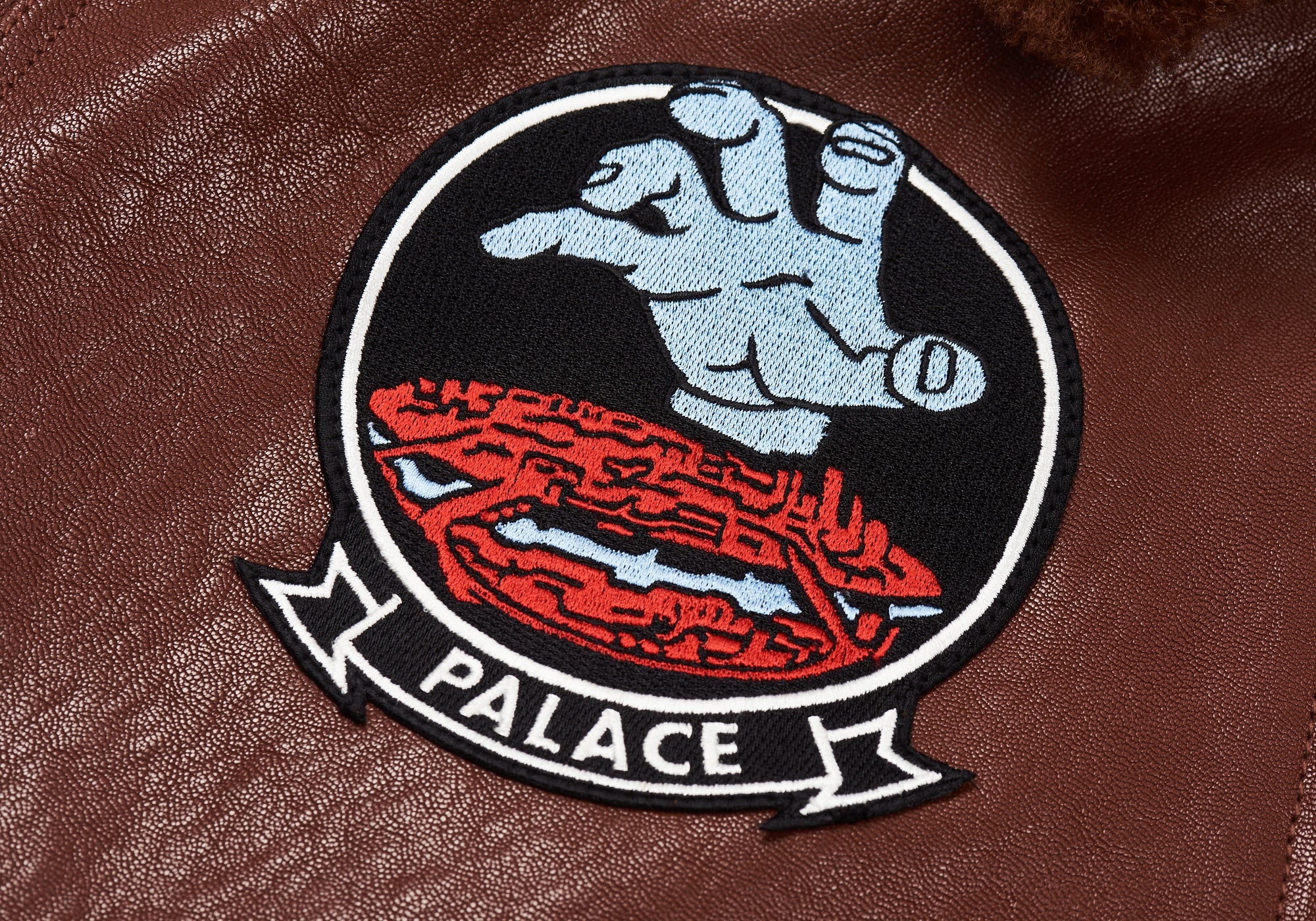 LEATHER FLIGHT JACKET BROWN - 7