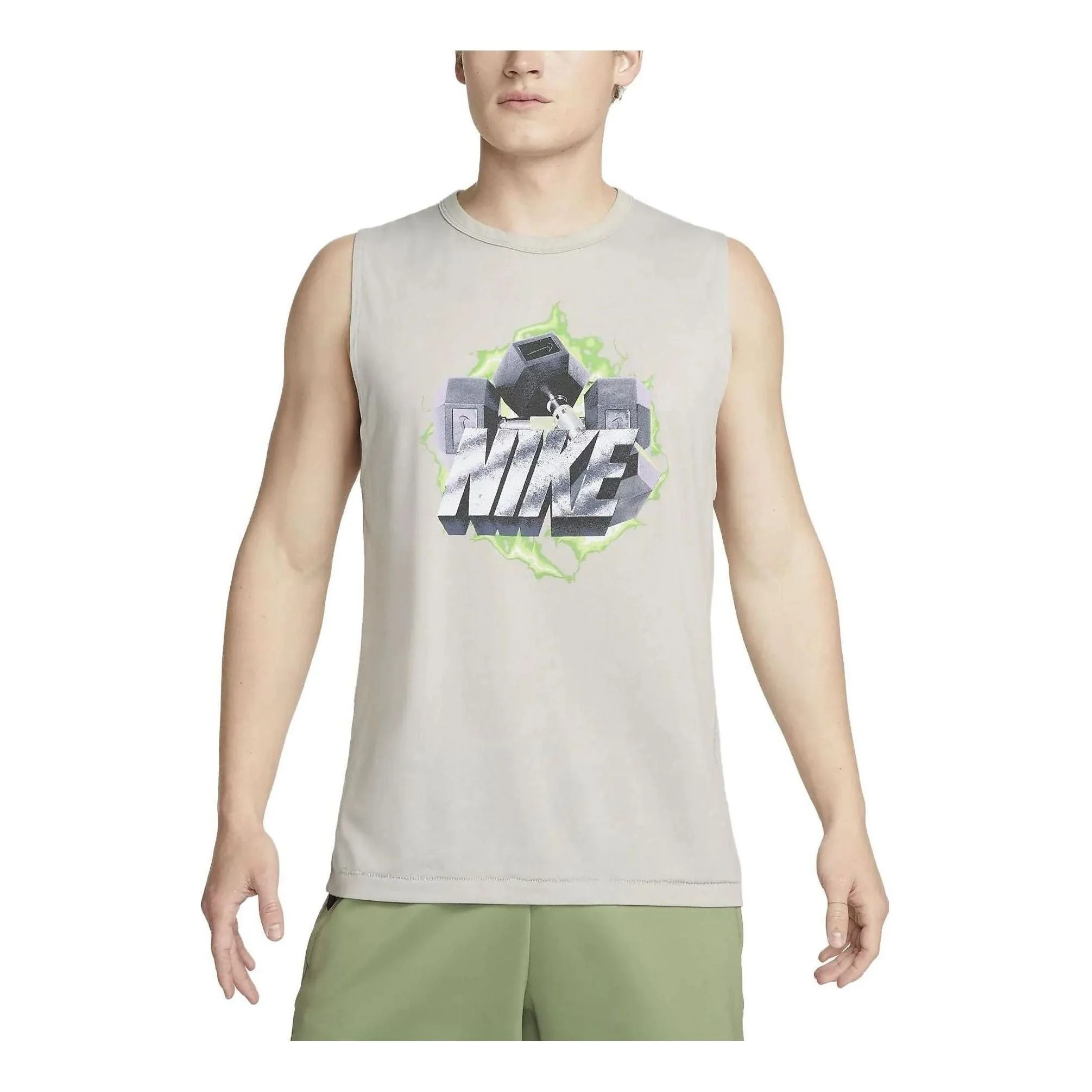 Nike Dri-FIT Tank 'Grey' DX0908-012 - 1