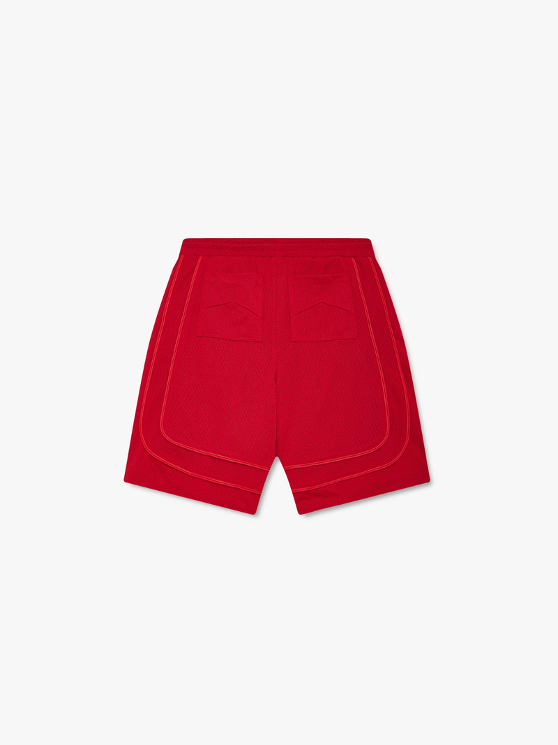 Rhude BAGGY COLLEGIATE LOGO SHORT outlook