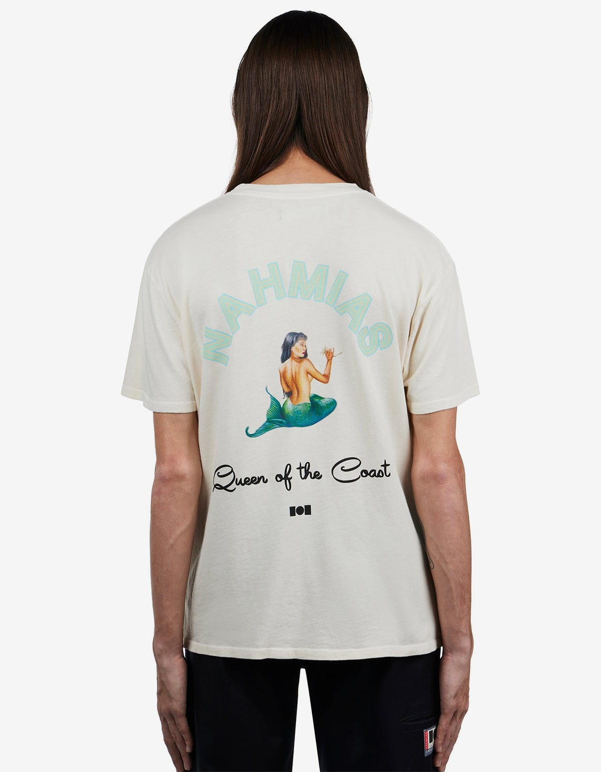 Nahmias White Queen of the Coast Print T-Shirt - 3