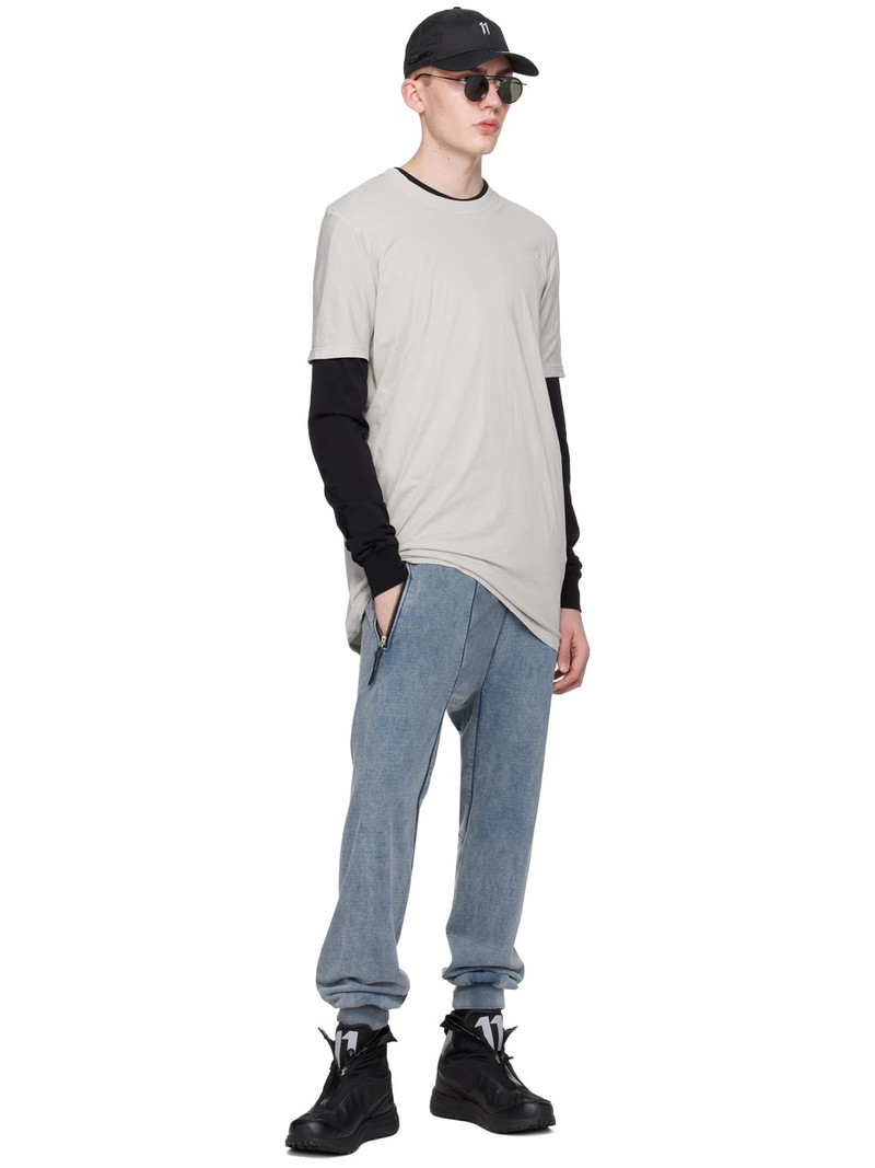 11 by Boris Bidjan Saberi Gray TS5 T-Shirt outlook