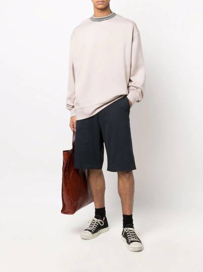 Acne Studios relaxed-fit organic cotton shorts outlook