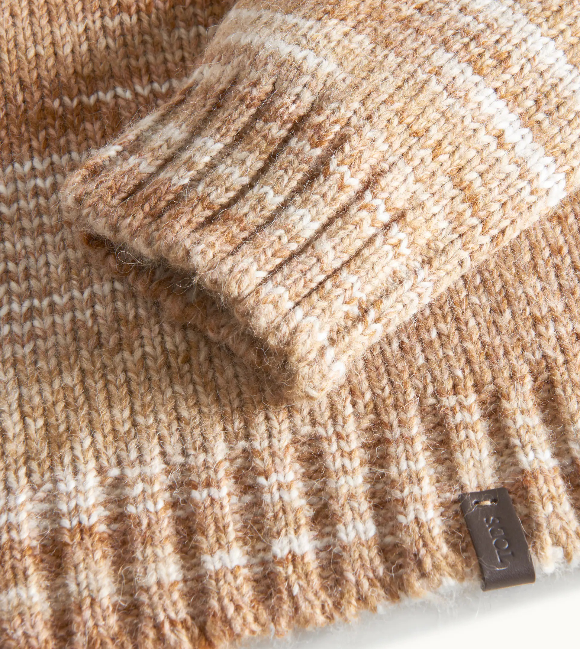 POLO NECK JUMPER - BEIGE - 4