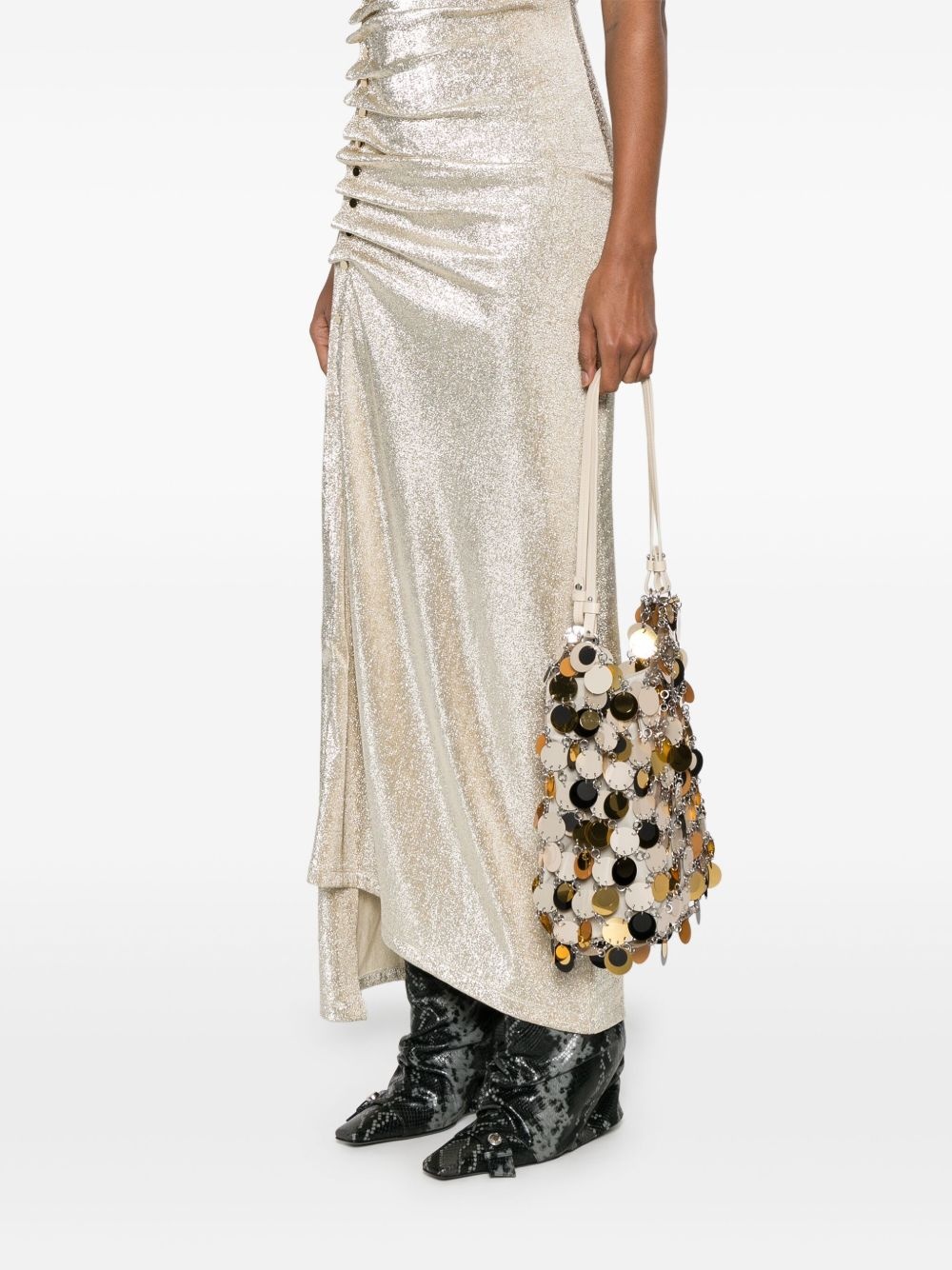 sequinned shoulder bag - 2