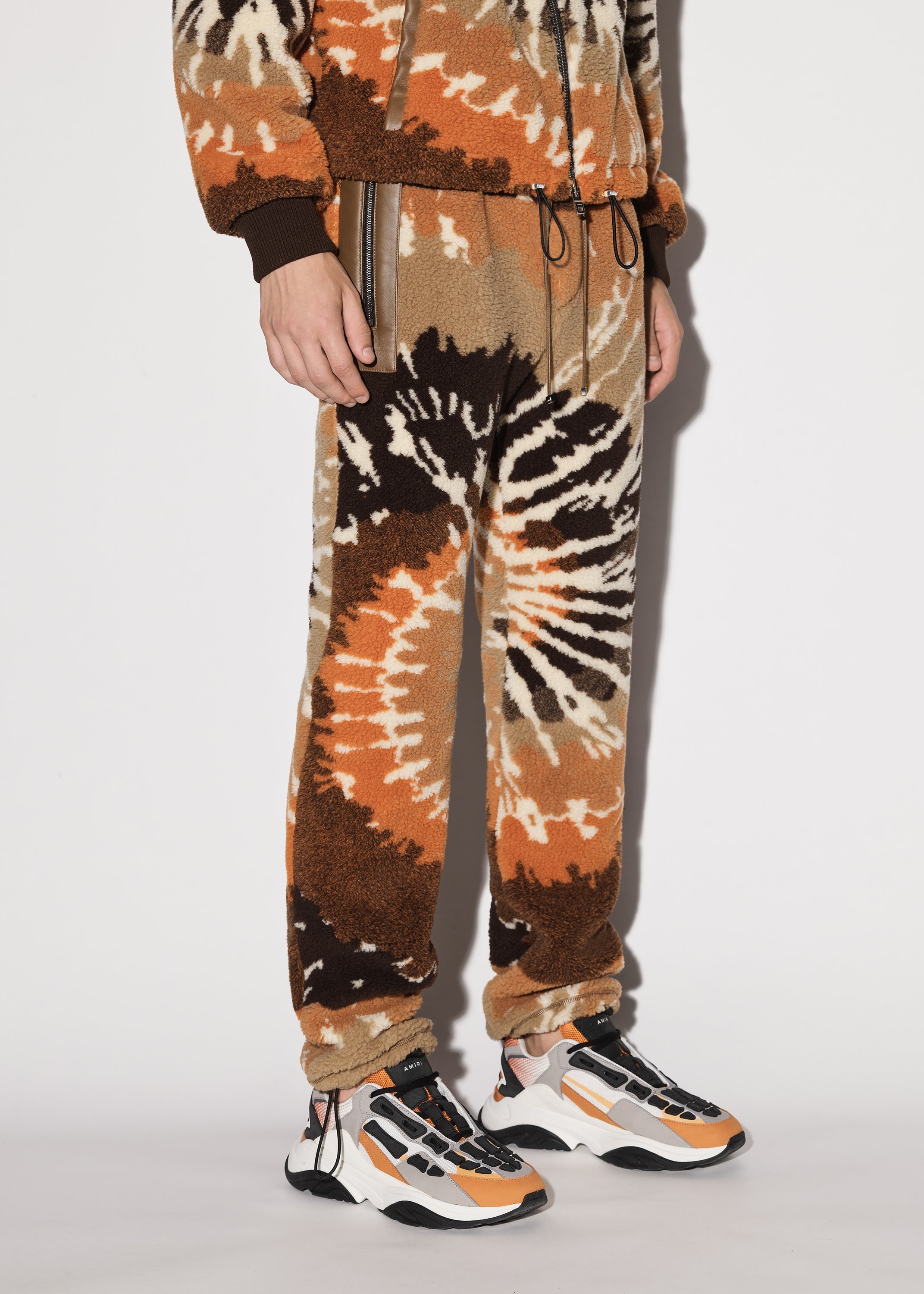 TIE DYE POLAR FLEECE PANTS - 3