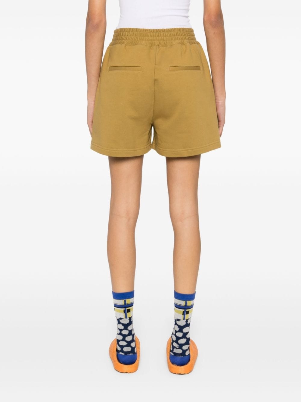 logo-embroidered track shorts - 4