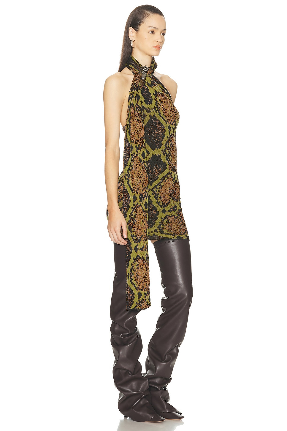 Python Sleeveless Mini Dress - 2