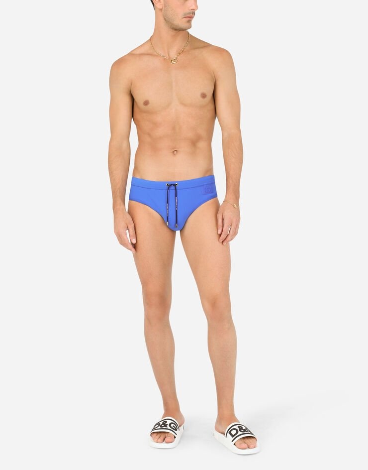 Swim briefs with 3D DG logo - 3