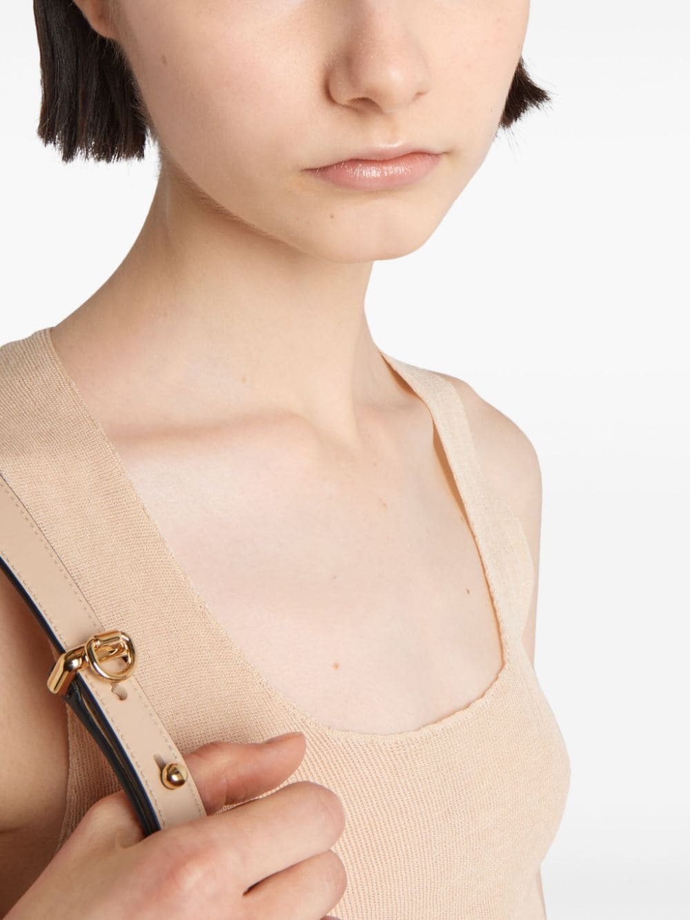 cotton ribbed tank top - 6