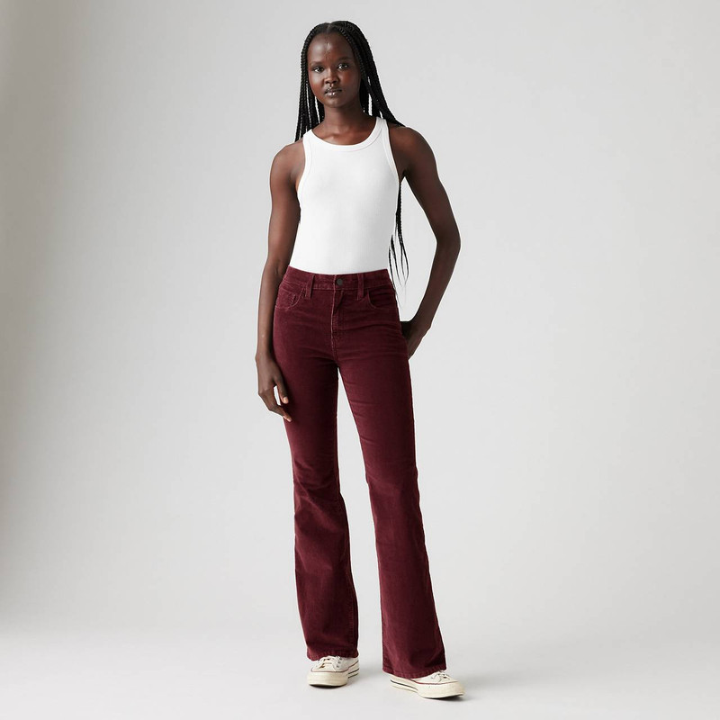 726 HIGH-RISE FLARE CORDUROY WOMEN'S PANTS 2