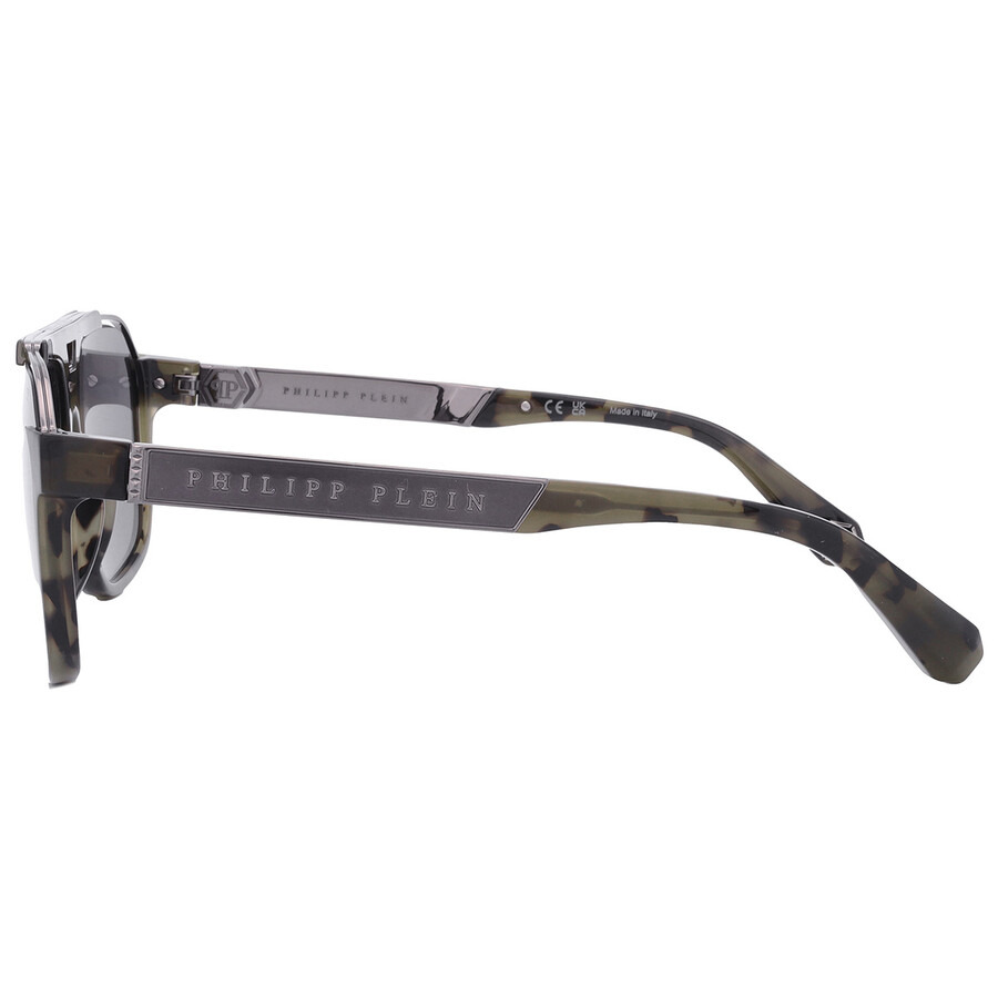 Philipp Plein Grey Navigator Men's Sunglasses SPP046M 92IX 61 - 4