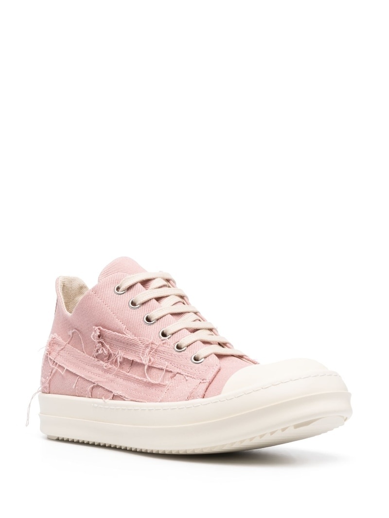 Rick Owens DRKSHDW Slashed low-top sneakers | REVERSIBLE