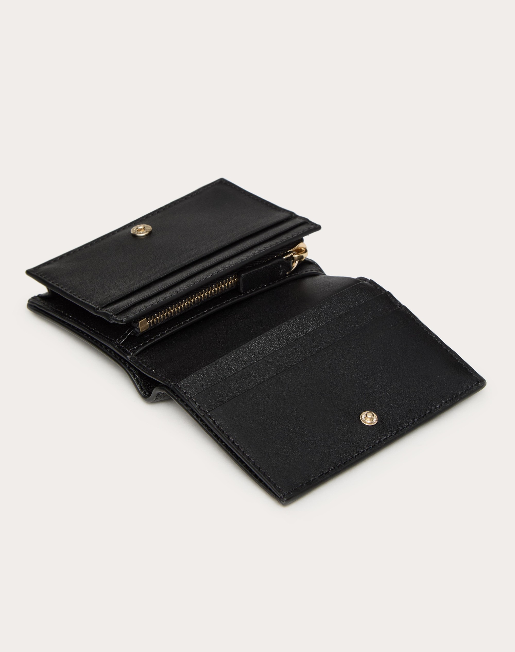 SMALL VALENTINO GARAVANI ROCKSTUD WISPY CALFSKIN WALLET - 5