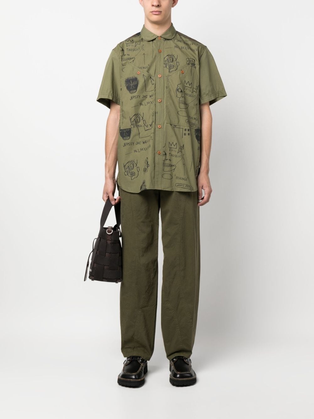 graphic-print cotton shirt - 2