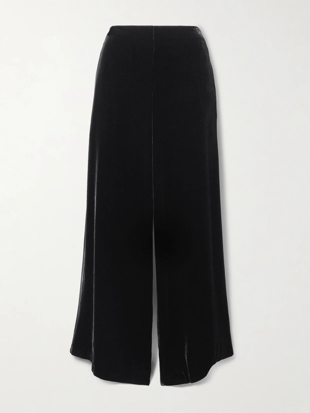Elezar Velvet Wide-leg Pants - 1